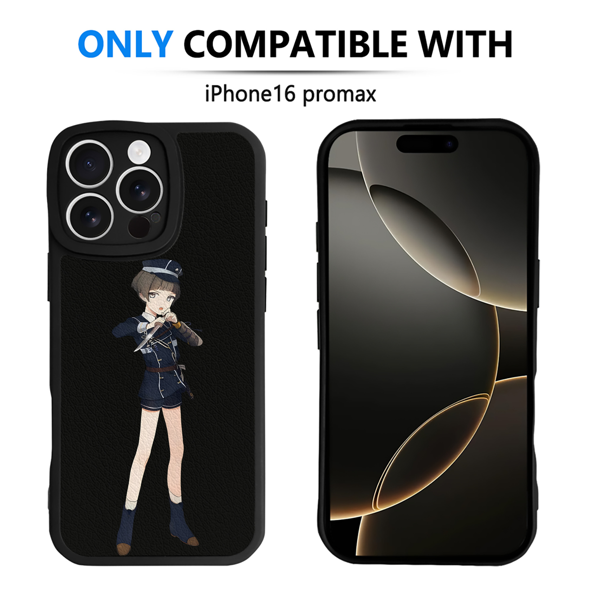 （画像用） 刀剣乱舞 Touken Ranbu 【iPhone 16シリーズ対応】シリコンスマホケース（レザー調） 材質：シリコン